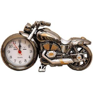Luxury Retro Style Unique Eye-catching Motorcycle Alarm Clock for Kids